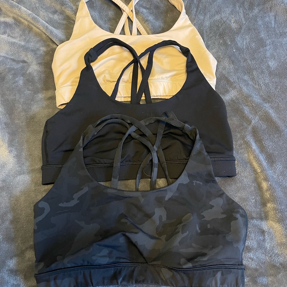 *SOLD* Lululemon energy sports bras size 8